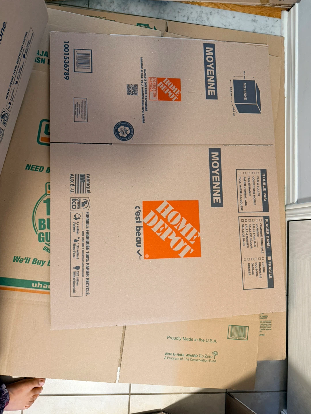 Brand new uhaul and home depot moving boxes - photo 2