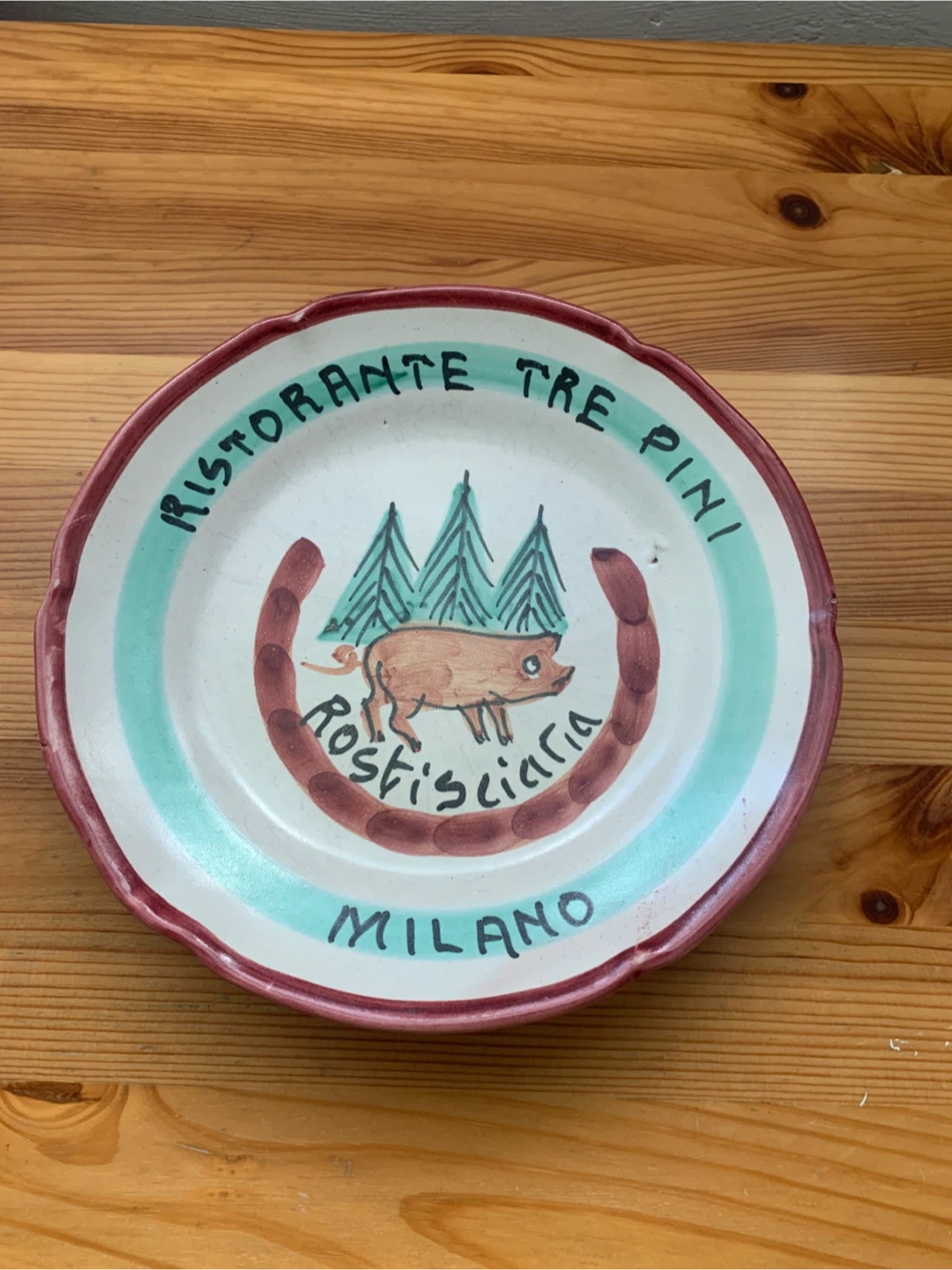 Ristorante Tre Pini Milano Plate