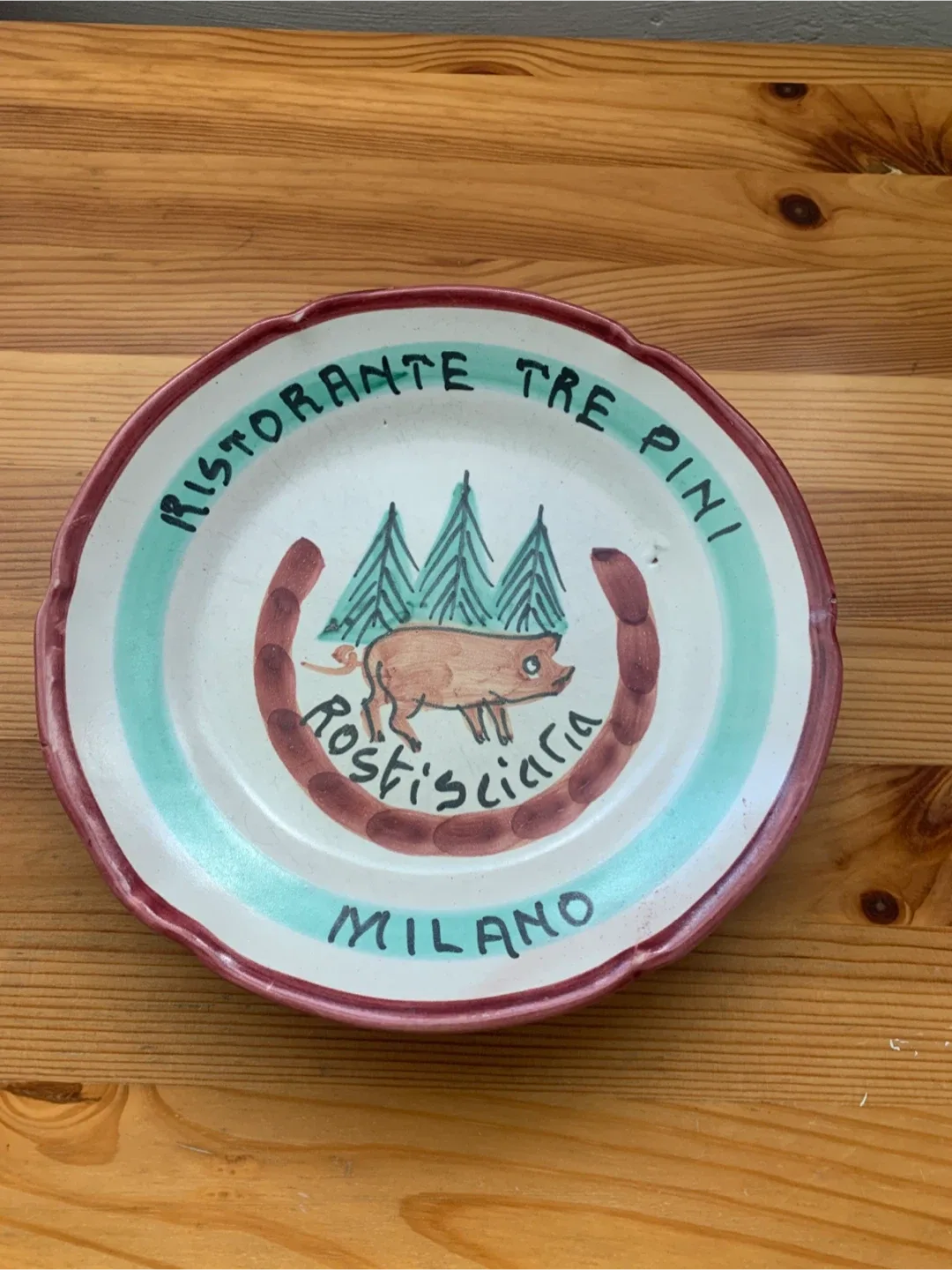 Ristorante Tre Pini Milano Plate