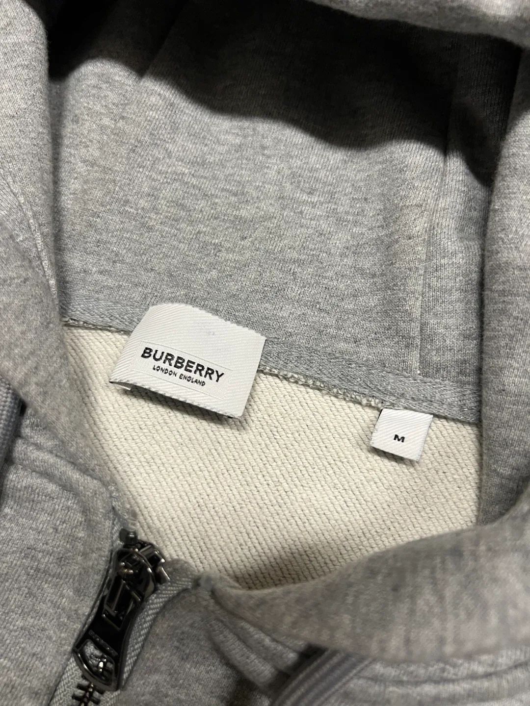 Authentic Burberry grey hoodie image indicator(5)