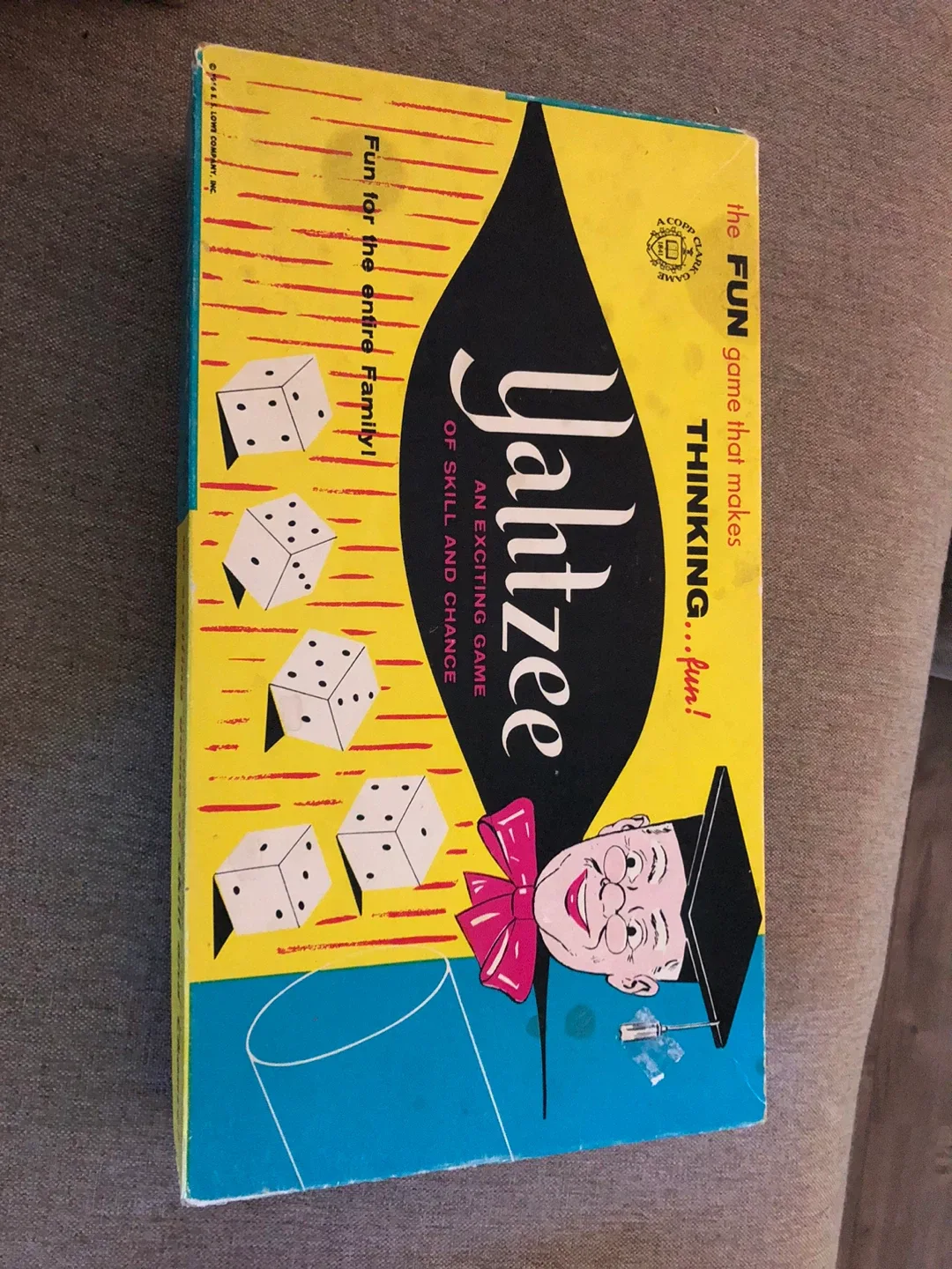 Vintage Yahtzee Game