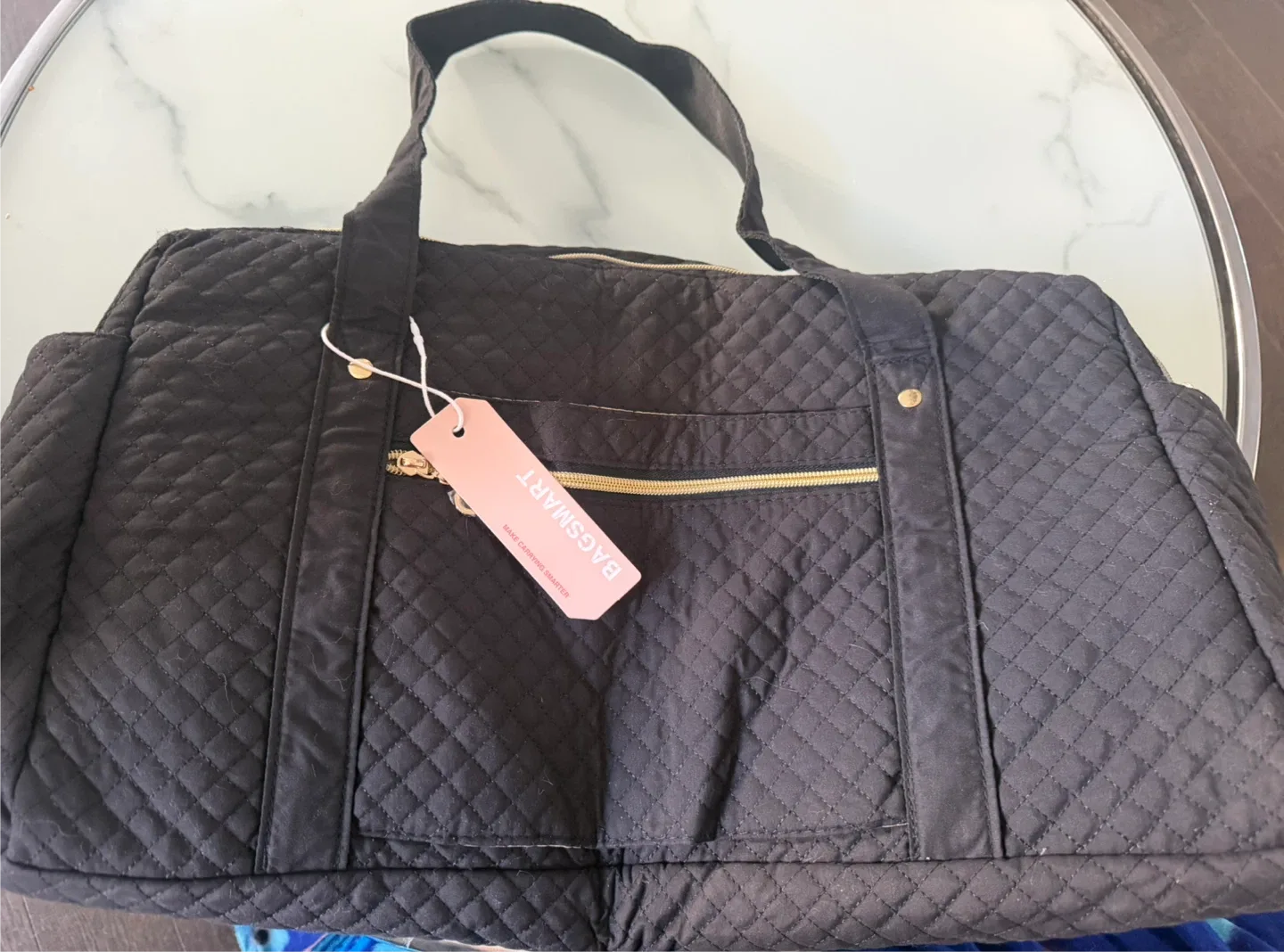 BAGSMART Black Travel Bag/ bag