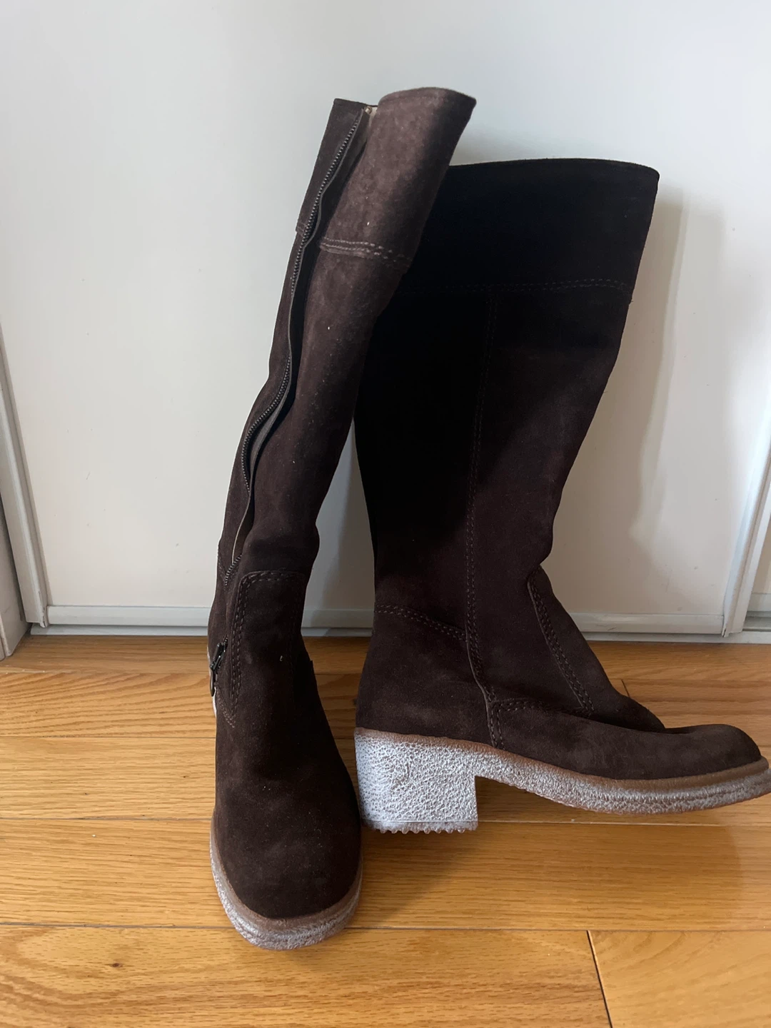 Bama Lams Brown Suede Boots