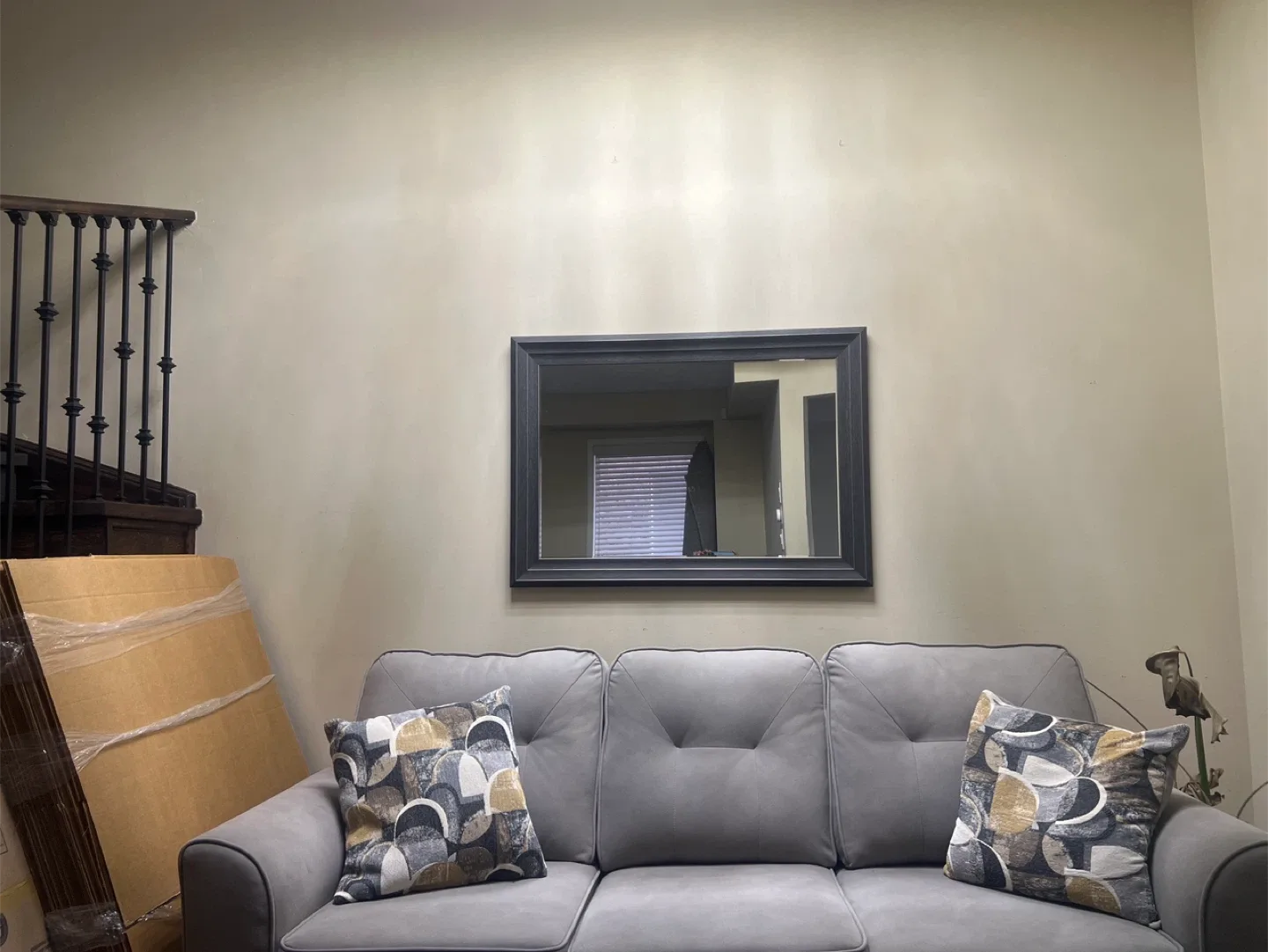 Black Framed Wall Mirror