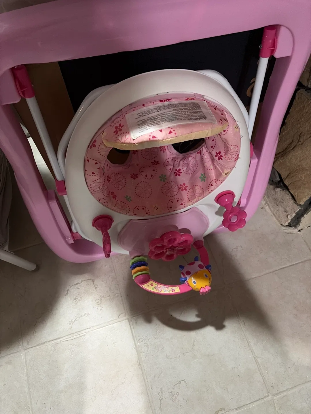 Pink Baby Walker