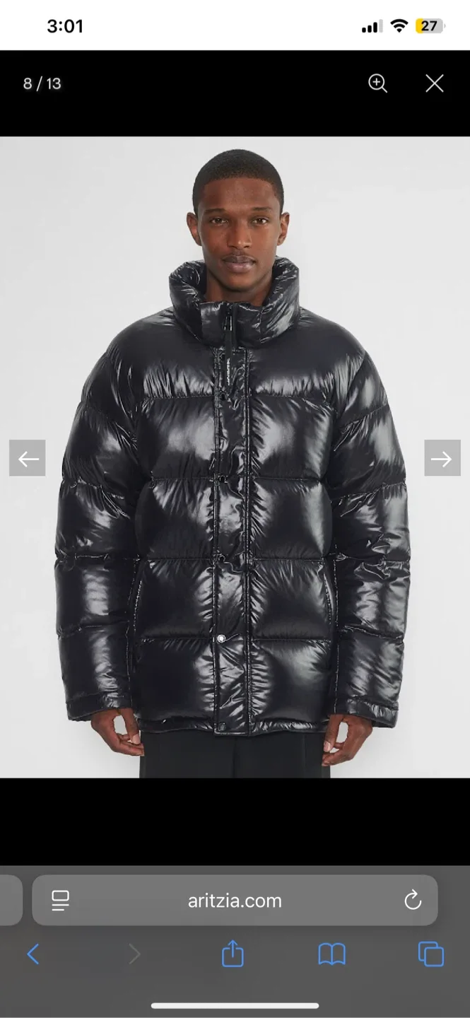 Brand New Aritzia The Super Puff Men's Hi-Gloss image indicator(4)