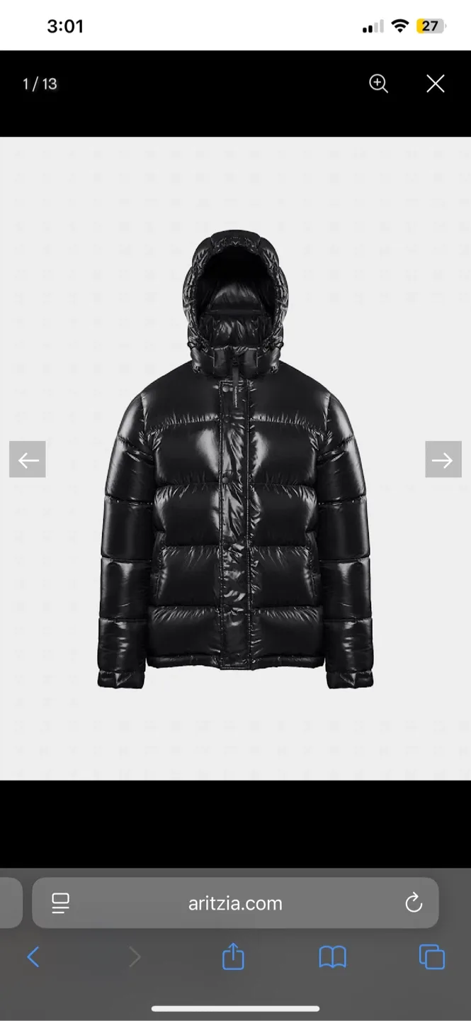 Brand New Aritzia The Super Puff Men's Hi-Gloss image indicator(6)