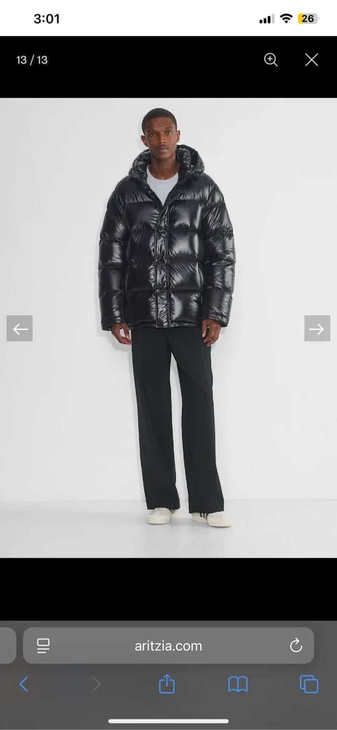 Brand New Aritzia The Super Puff Men's Hi-Gloss image indicator(2)