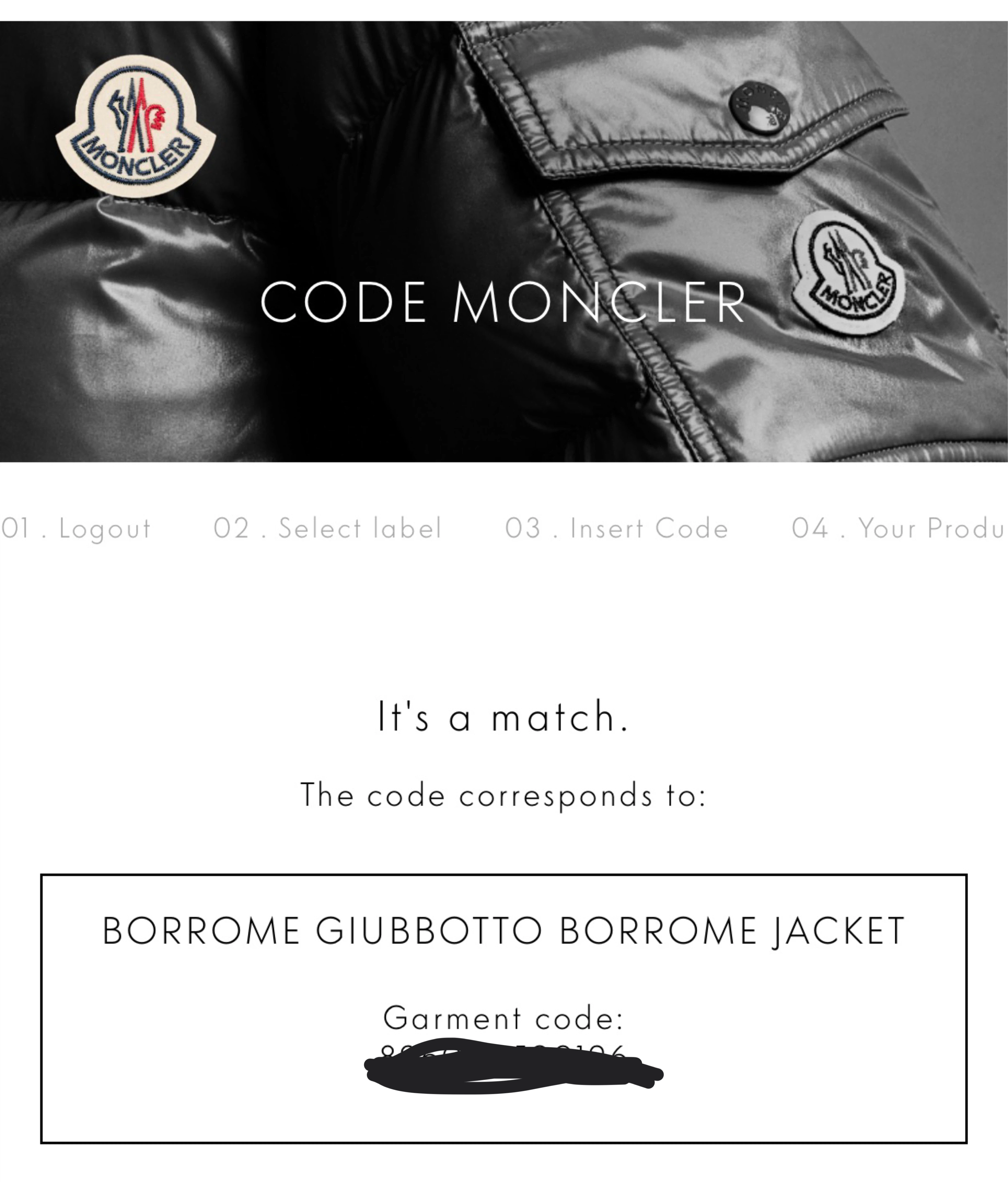 Moncler Borrome Giubbotto down jacket - photo 5
