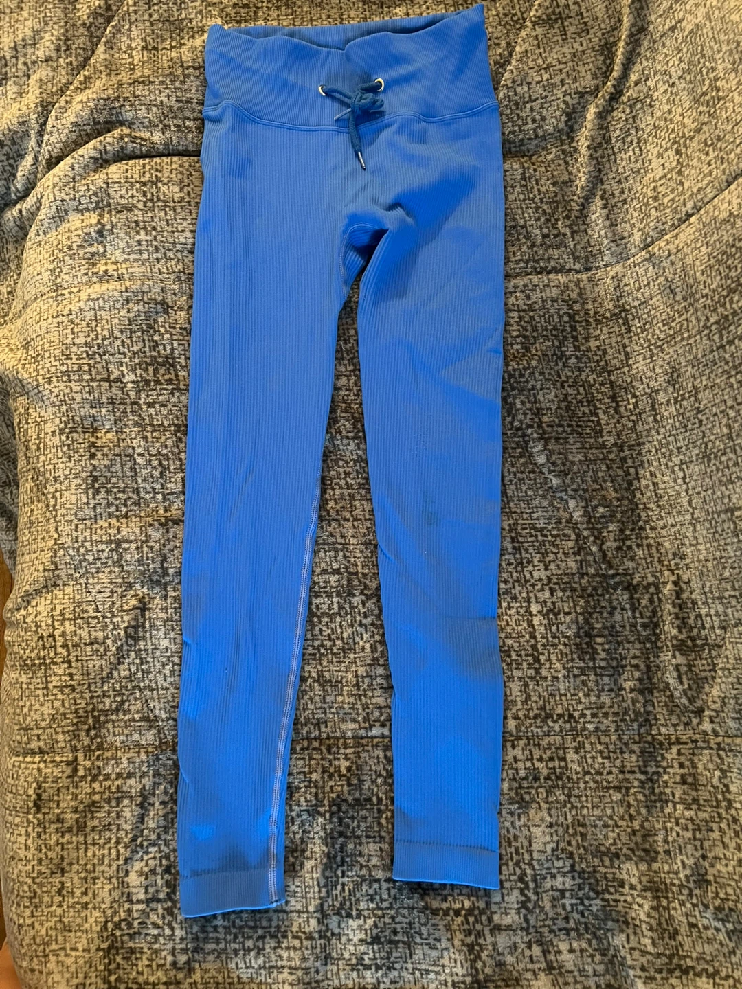 M Activewear Blue Ribbed Leggings - photo 3