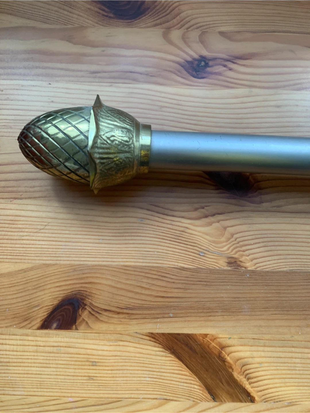 Brass Curtain Rod with Rings - photo 3