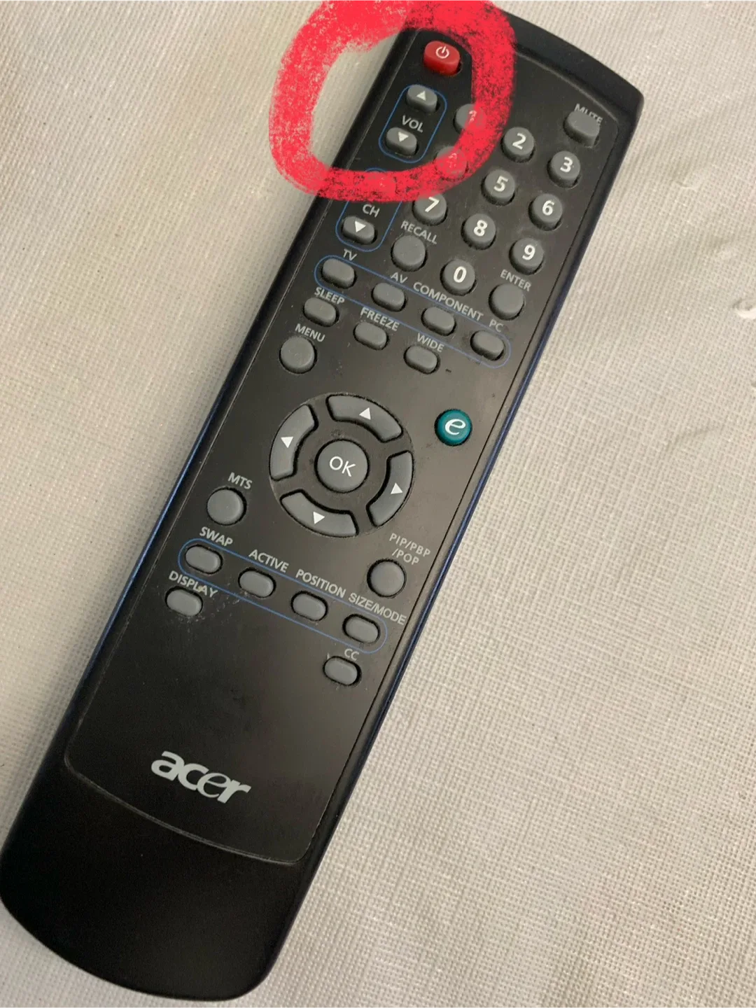 Used/Old 24” Acer TV image indicator(5)