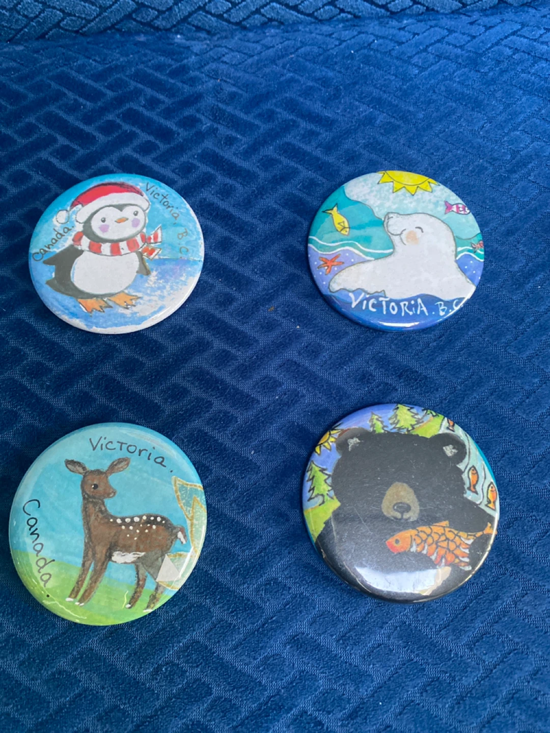 10 for $2 - Handmade Victoria, BC Animal Magnets - photo 3