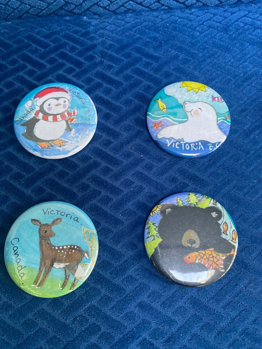 10 for $5 - Handmade Victoria, BC Animal Magnets image indicator(3)