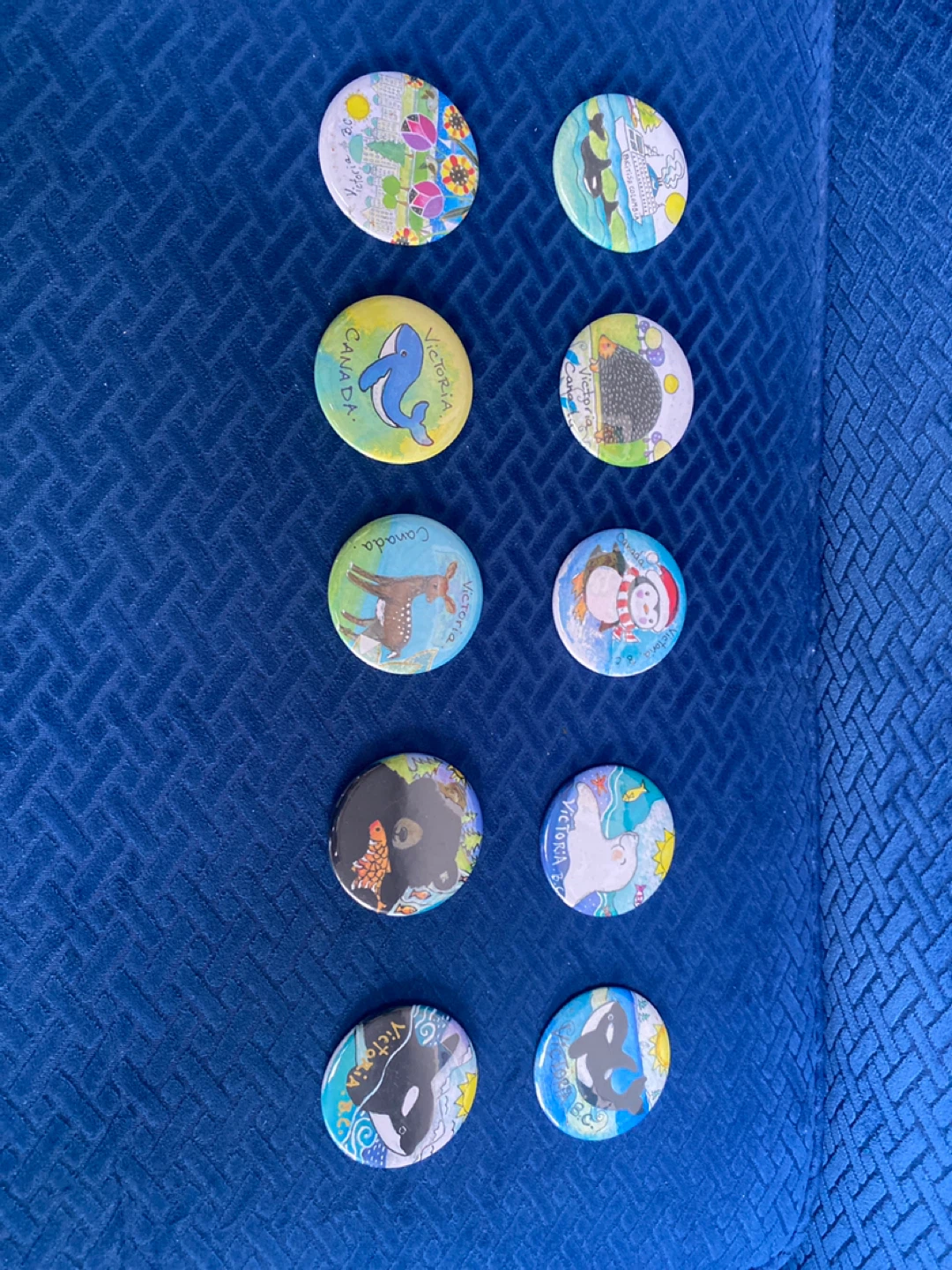 10 for $2 - Handmade Victoria, BC Animal Magnets