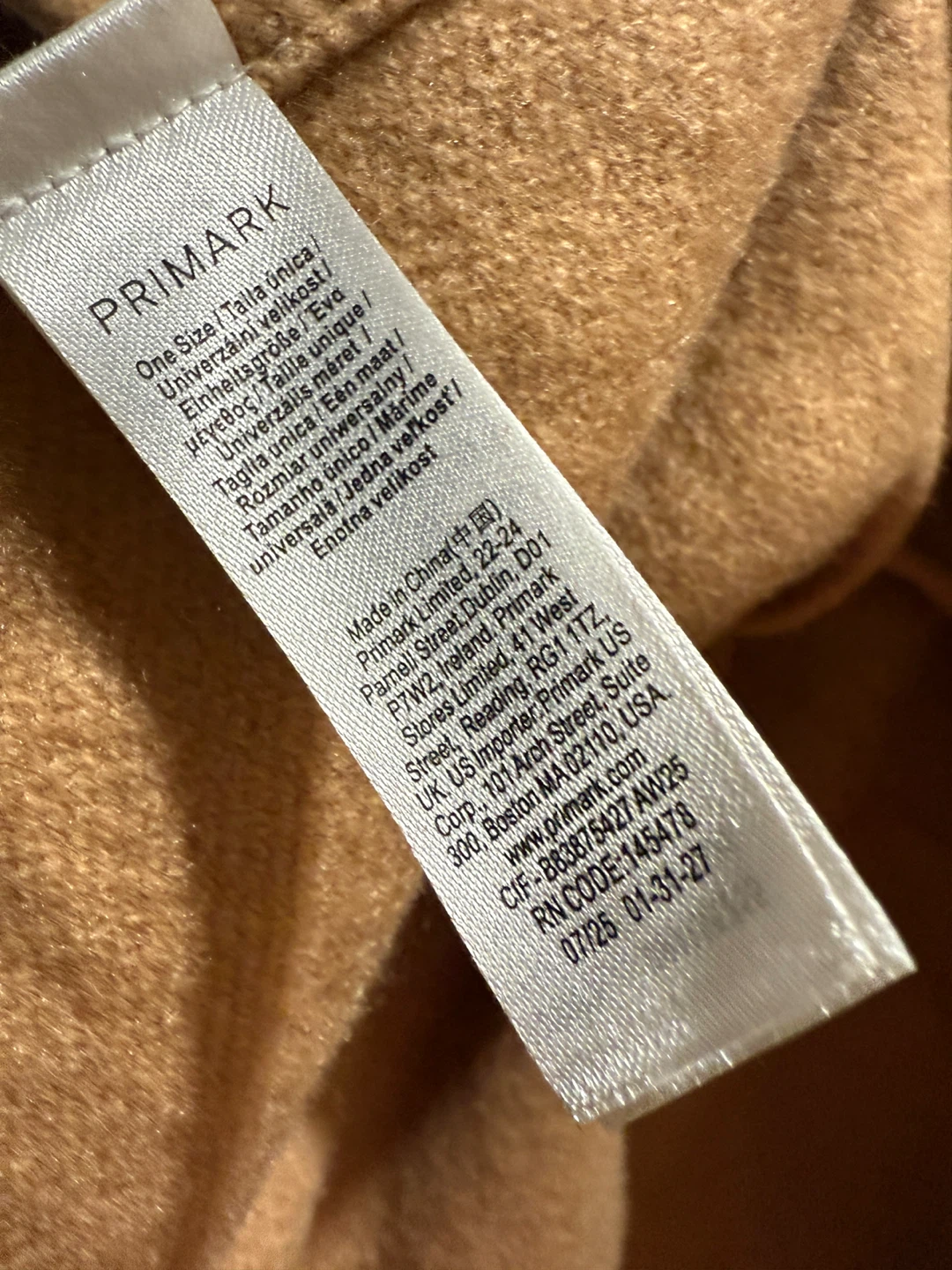 Primark One Size Brown Poncho - photo 2