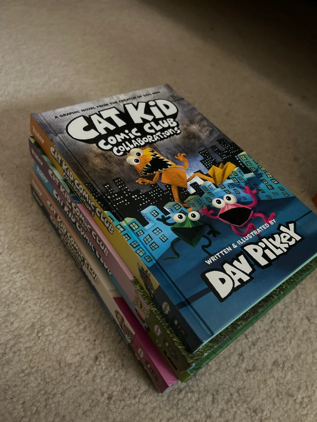 Cat Kid Comic Club Books by Dav Pilkey