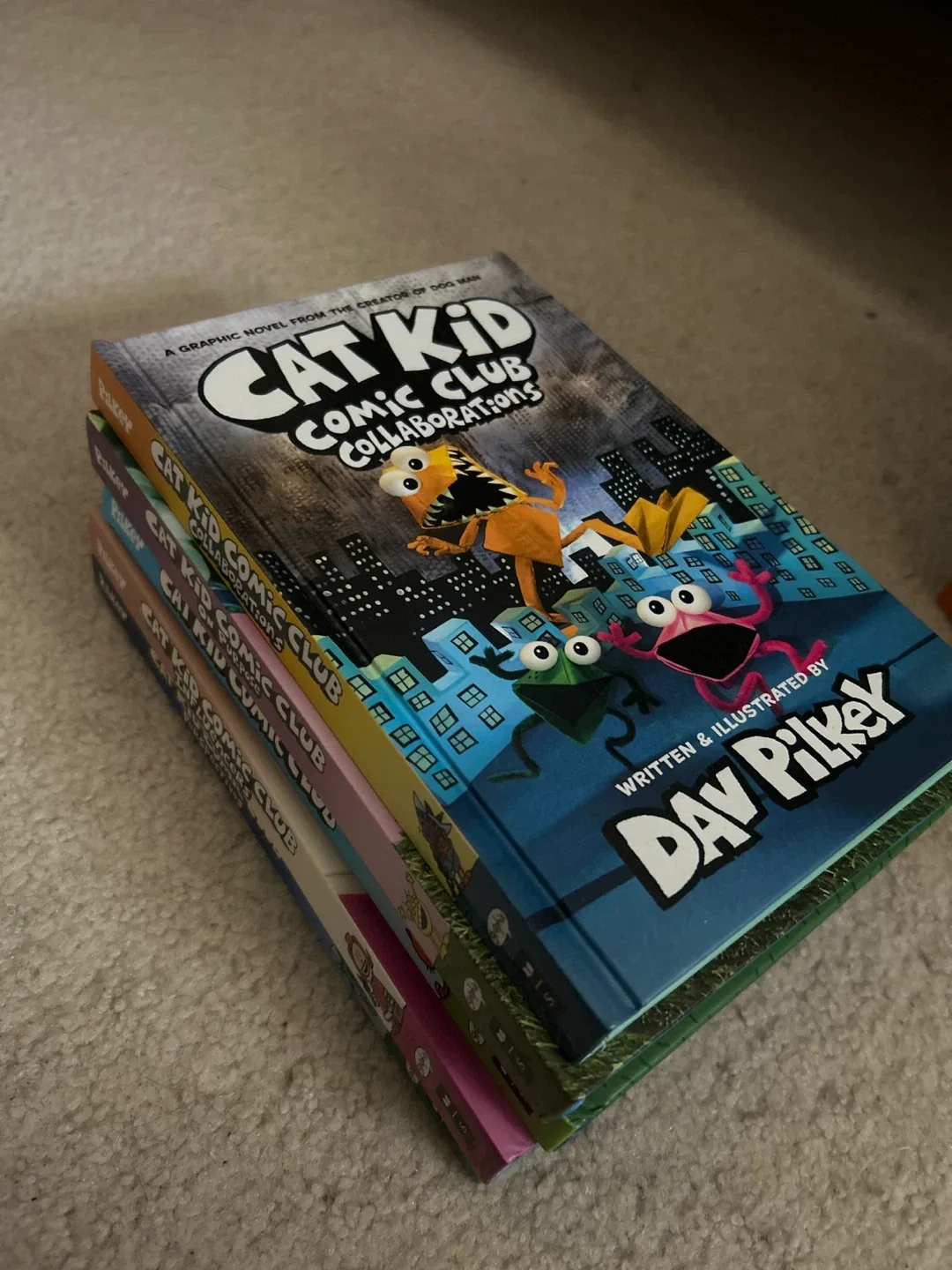 Cat Kid Comic Club Books by Dav Pilkey
