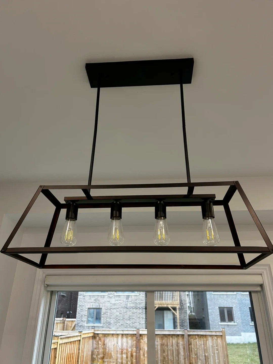 Black Rectangular Pendant Light image indicator(2)
