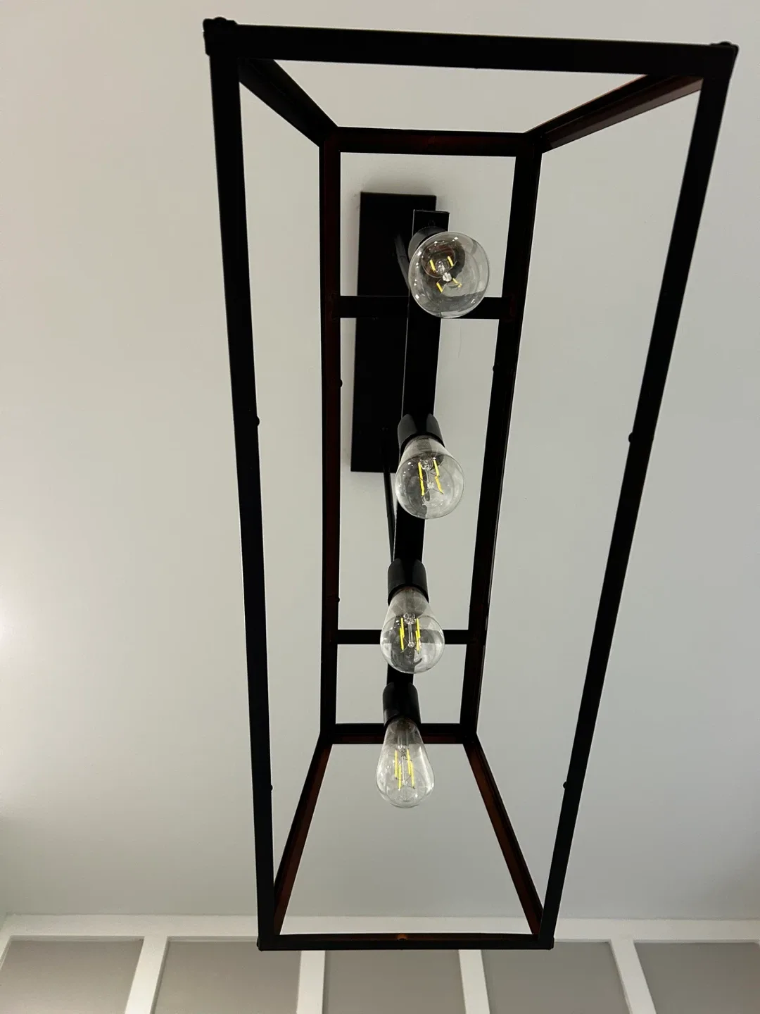 Black Rectangular Pendant Light image indicator(4)