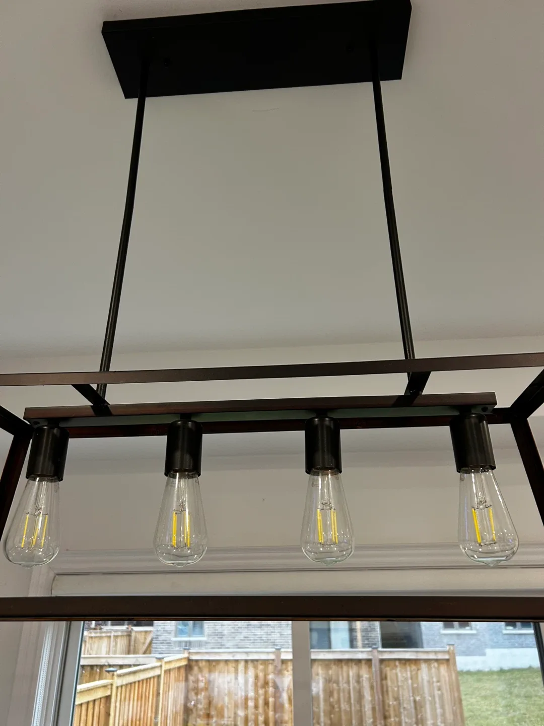 Black Rectangular Pendant Light image indicator(3)