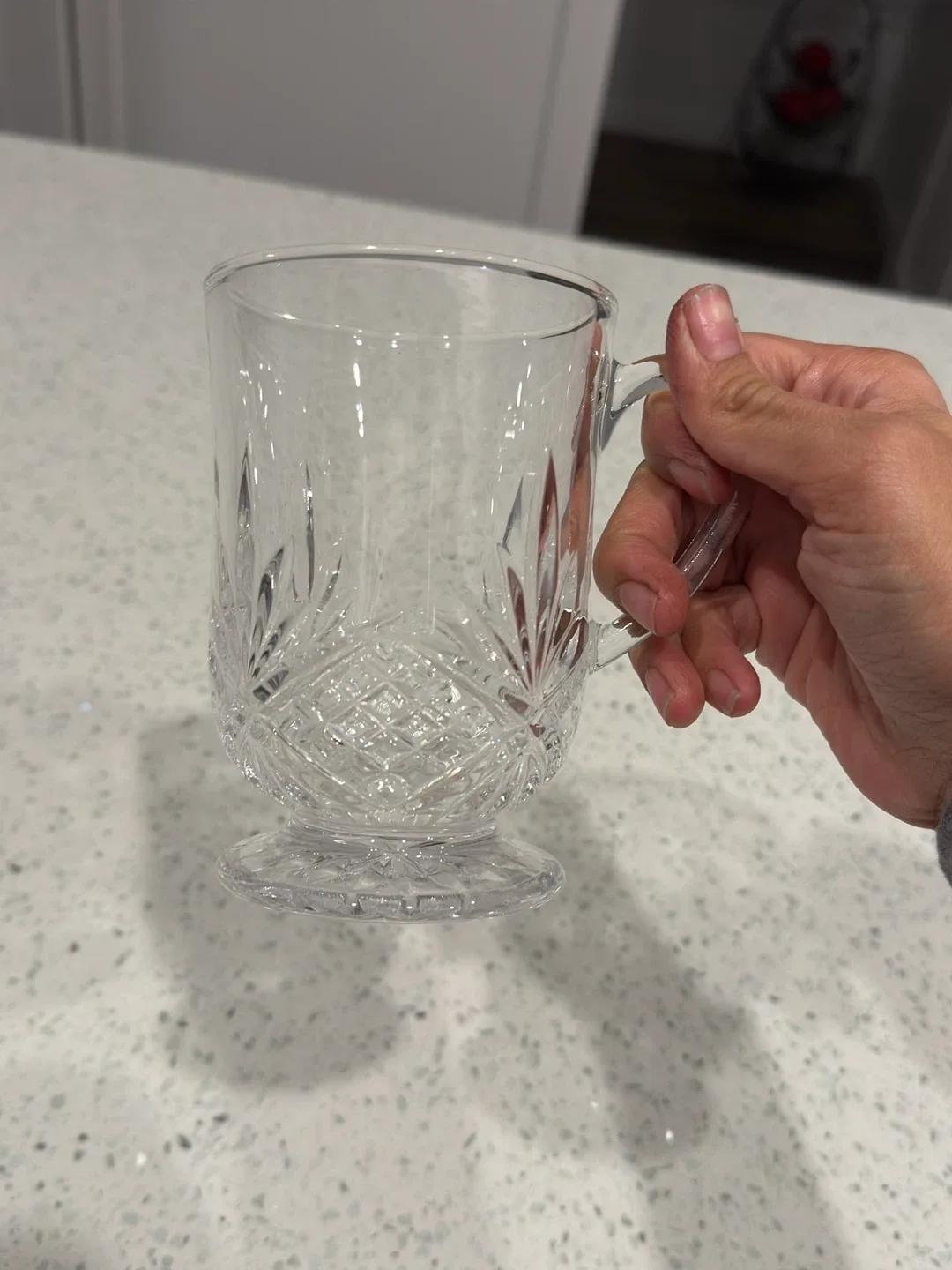 Godinger Dublin Collection Glass Coffee Mug image indicator(2)