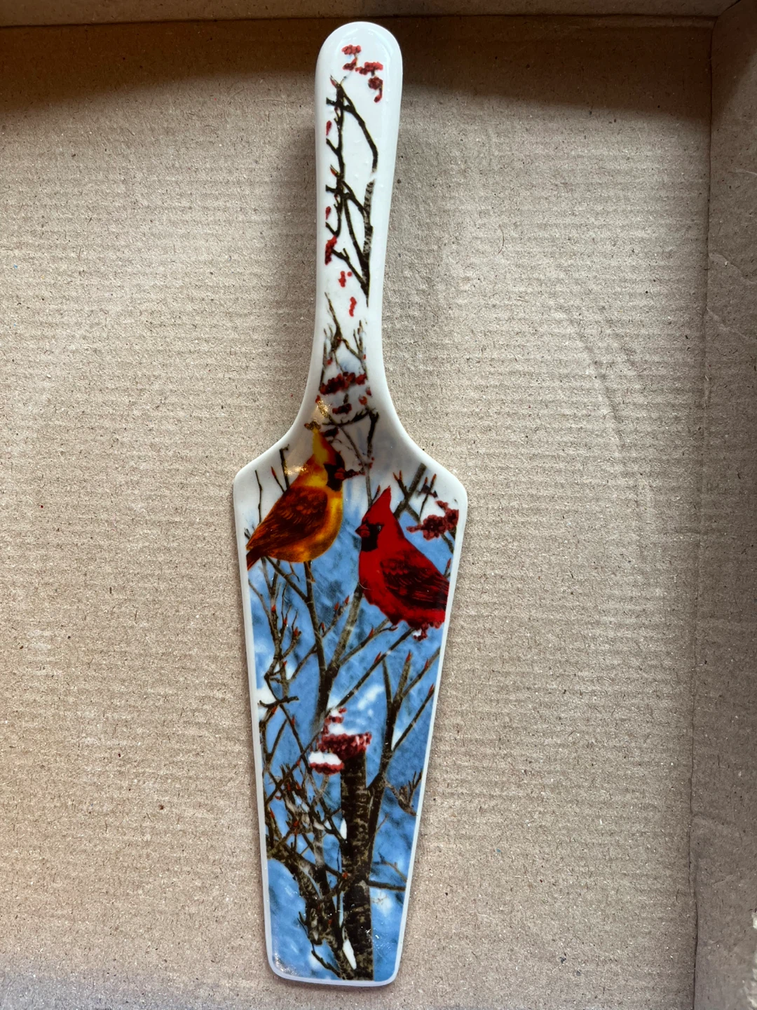 Ceramic Platter and Cake Server, Cardinals - photo 3