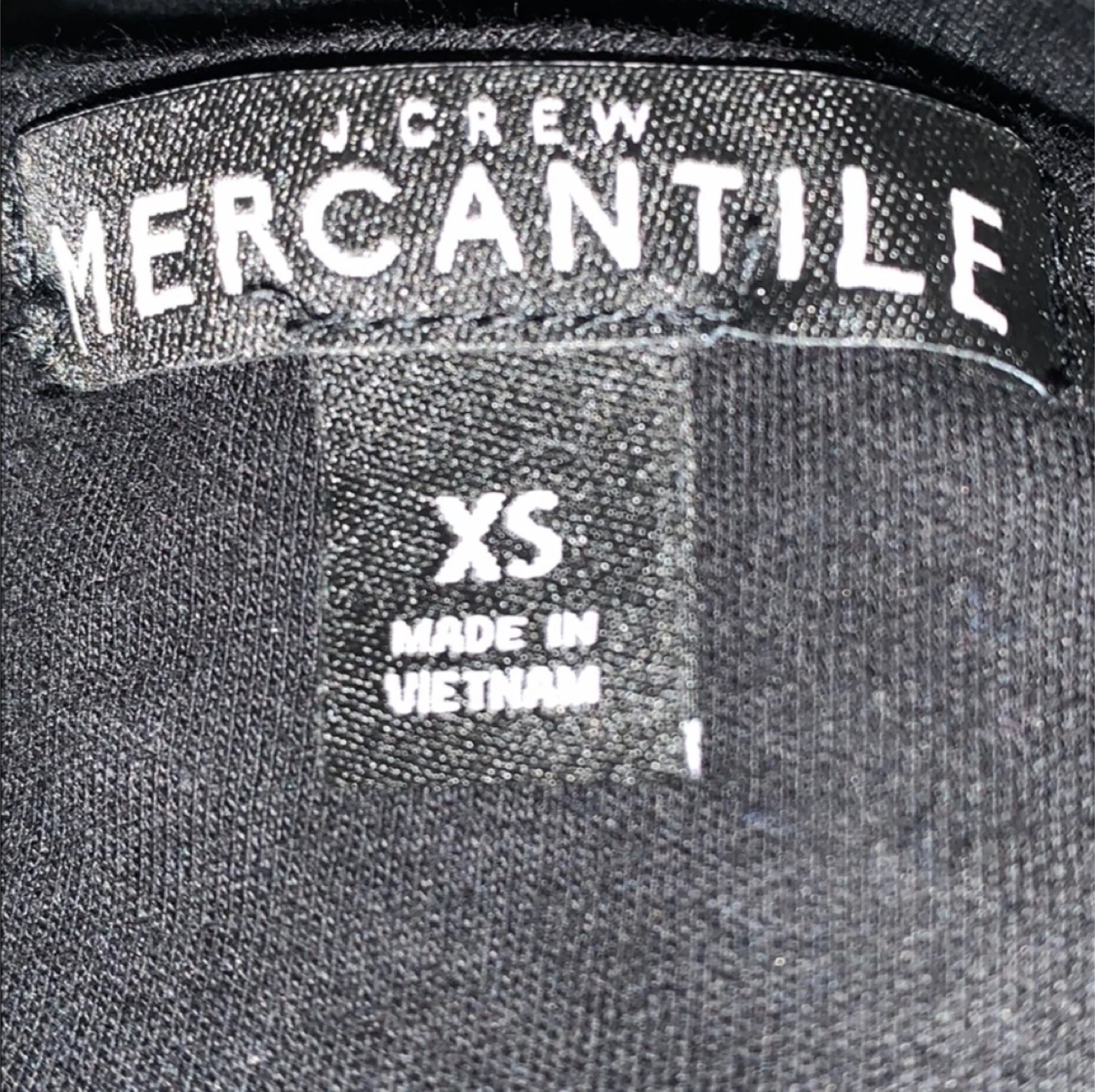 J.Crew Mercantile Black Top - Size XS - photo 4