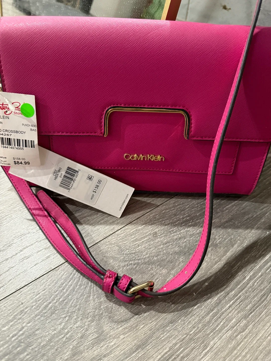 Calvin Klein Pink Crossbody Bag - Like New!