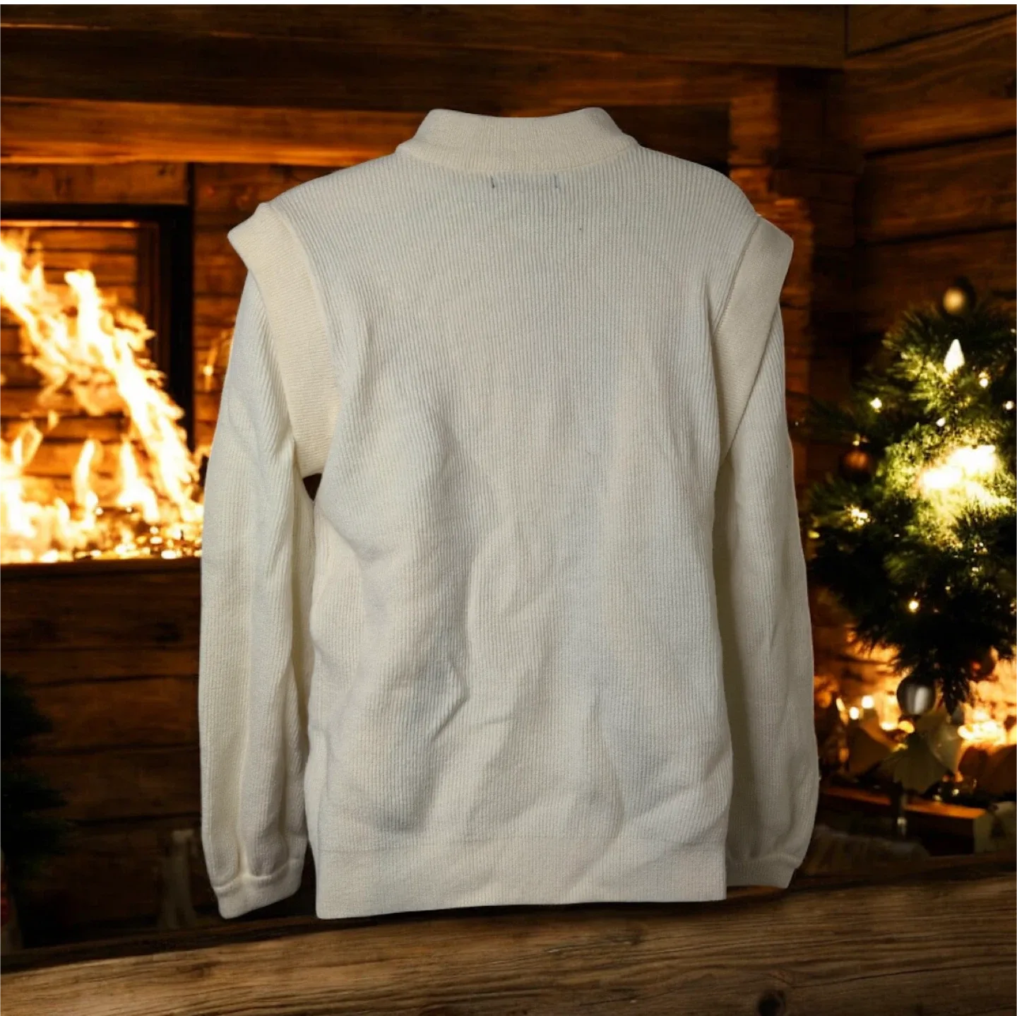 NEW! LouKeith Cream Sweater - Size S image indicator(2)