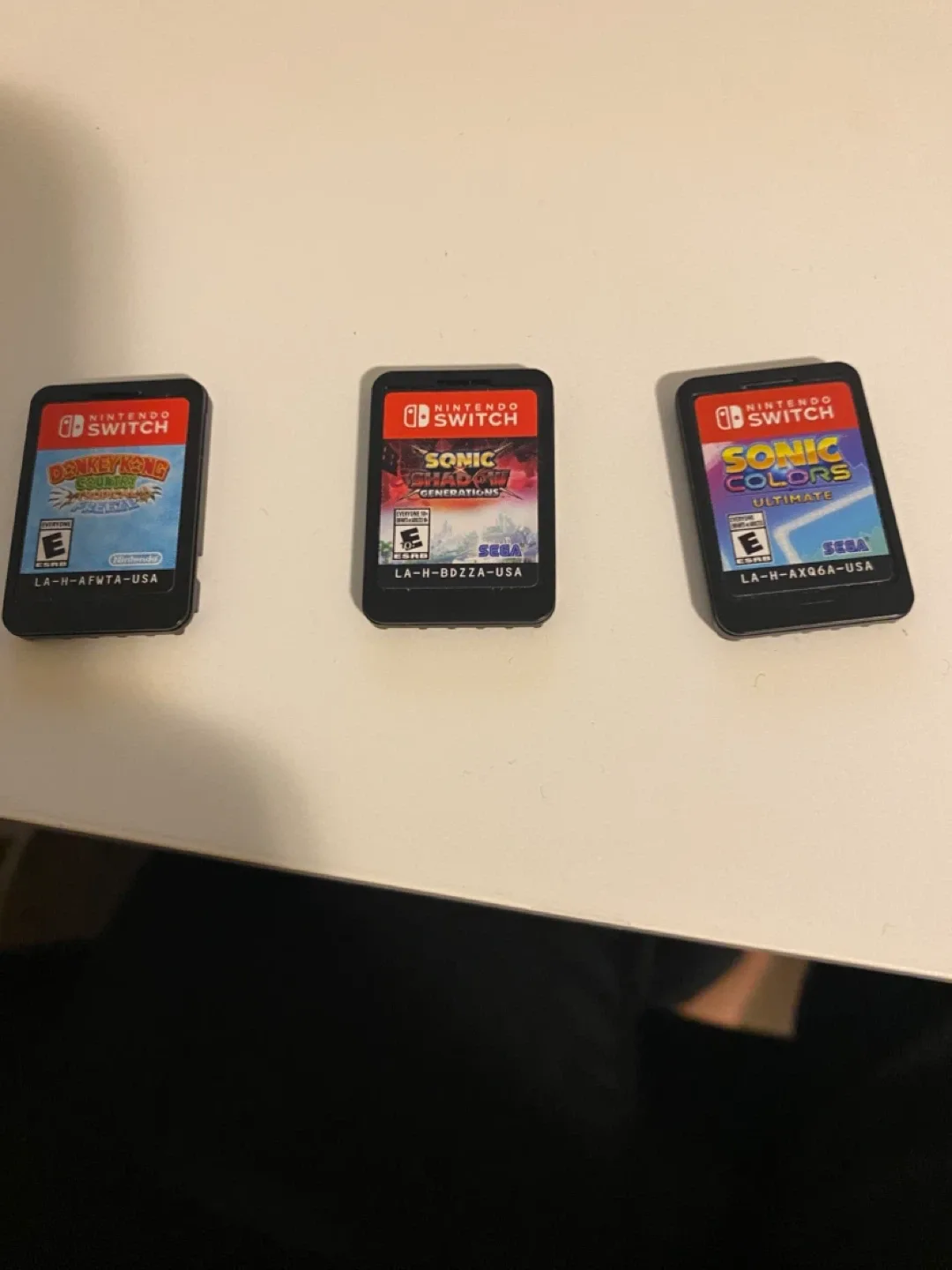 Nintendo Switch Game Cartridges
