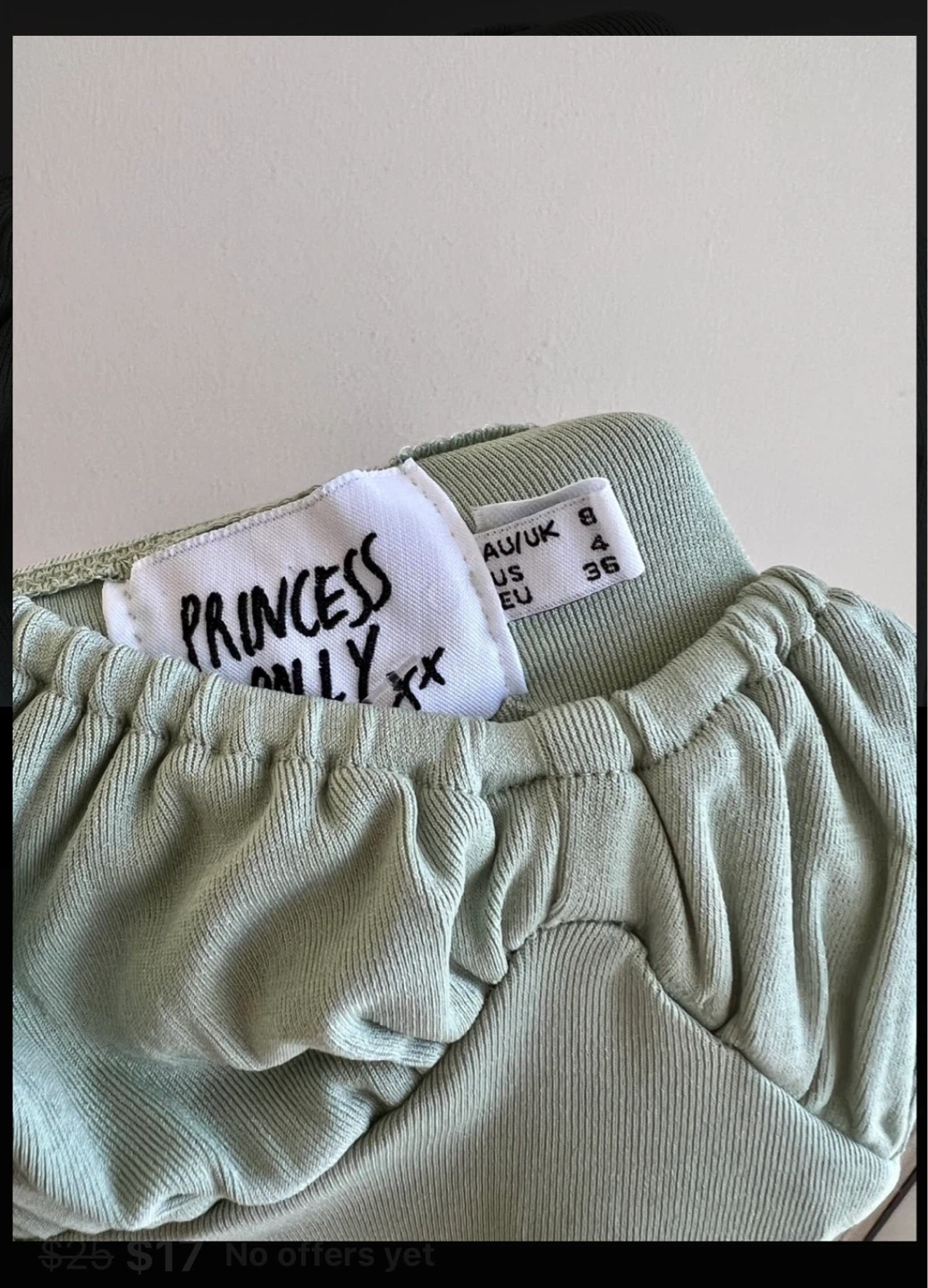 Princess Polly Green Mini Dress - Size S - photo 3