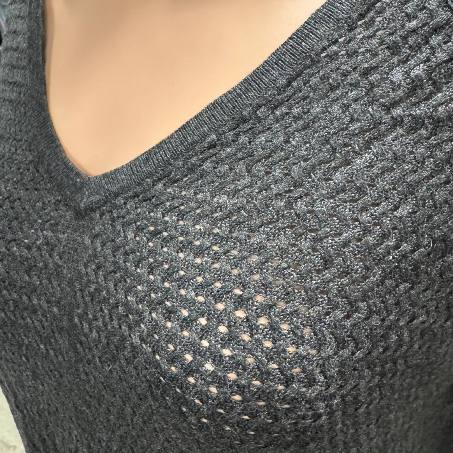 Laura Plus 1X Black Textured Knit Tunic – New With Tag - photo 4