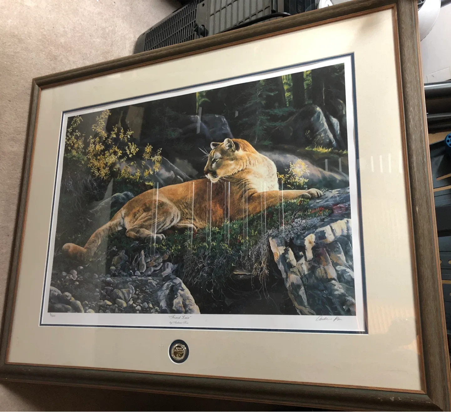 Andrew Kiss Forest Lair Painting