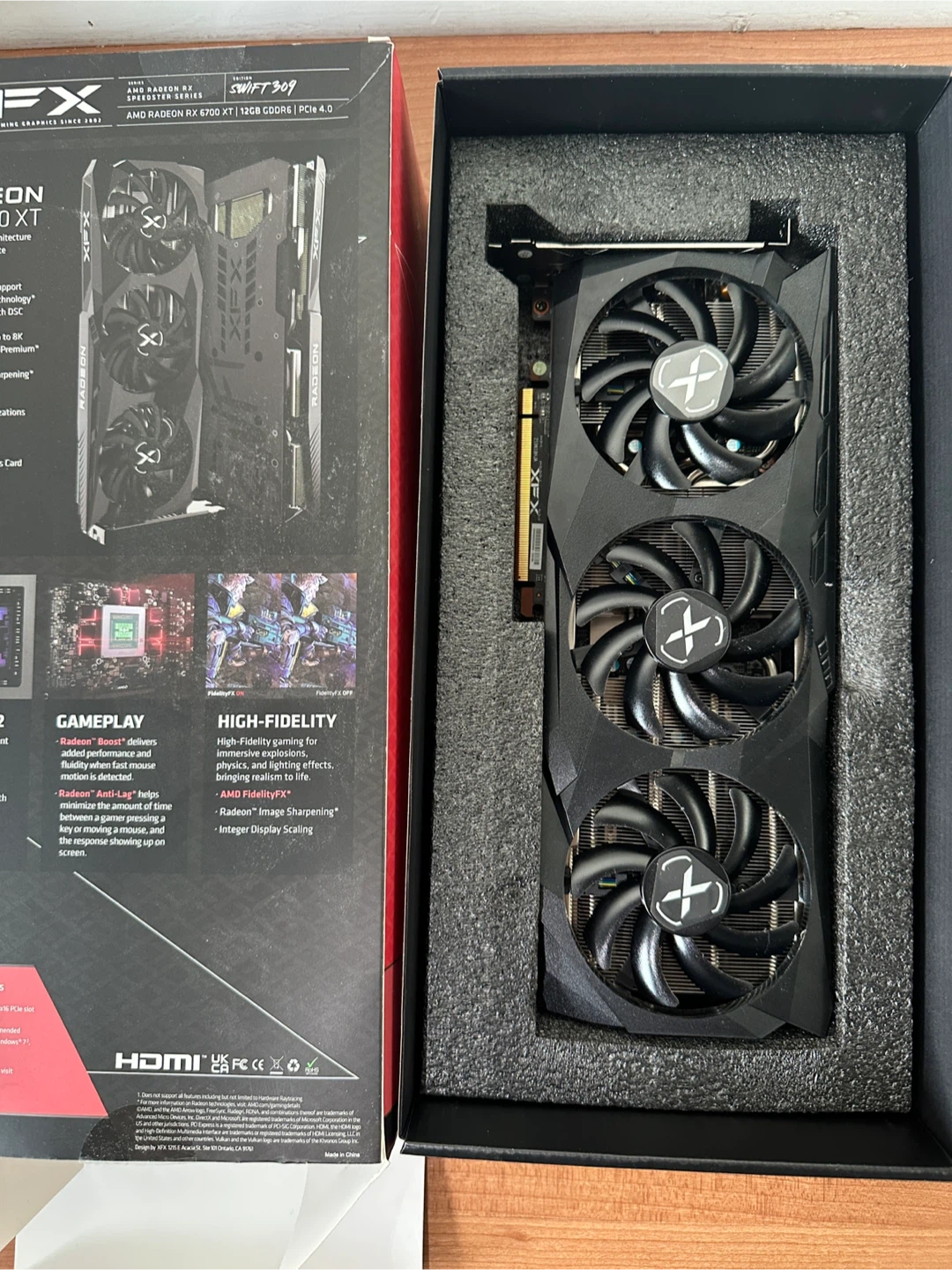 XFX Speedster SWFT 309 AMD Radeon RX 6700 XT 12GB - photo 2