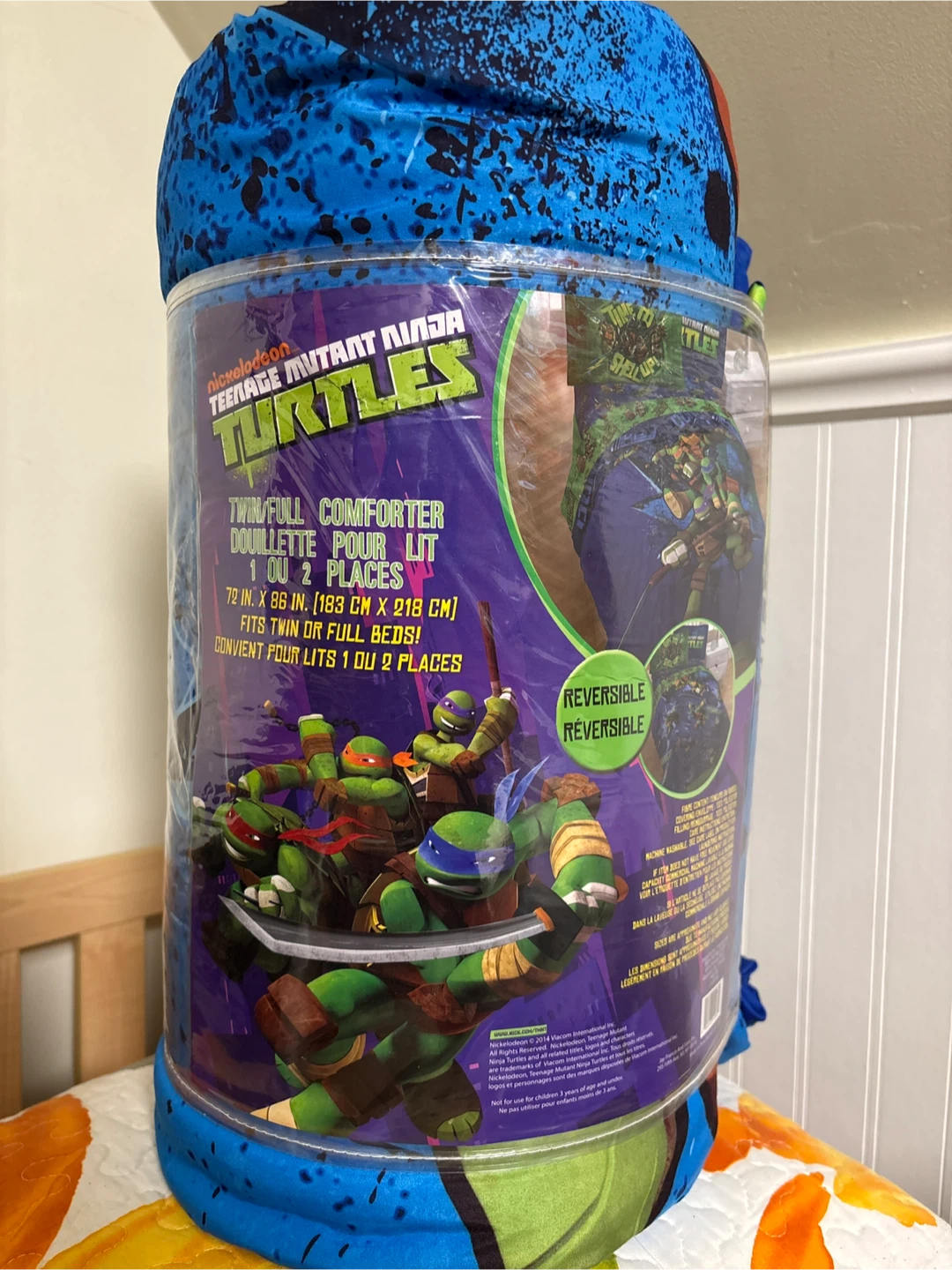 TMNT Twin/Full Reversible Comforter  Set - photo 2