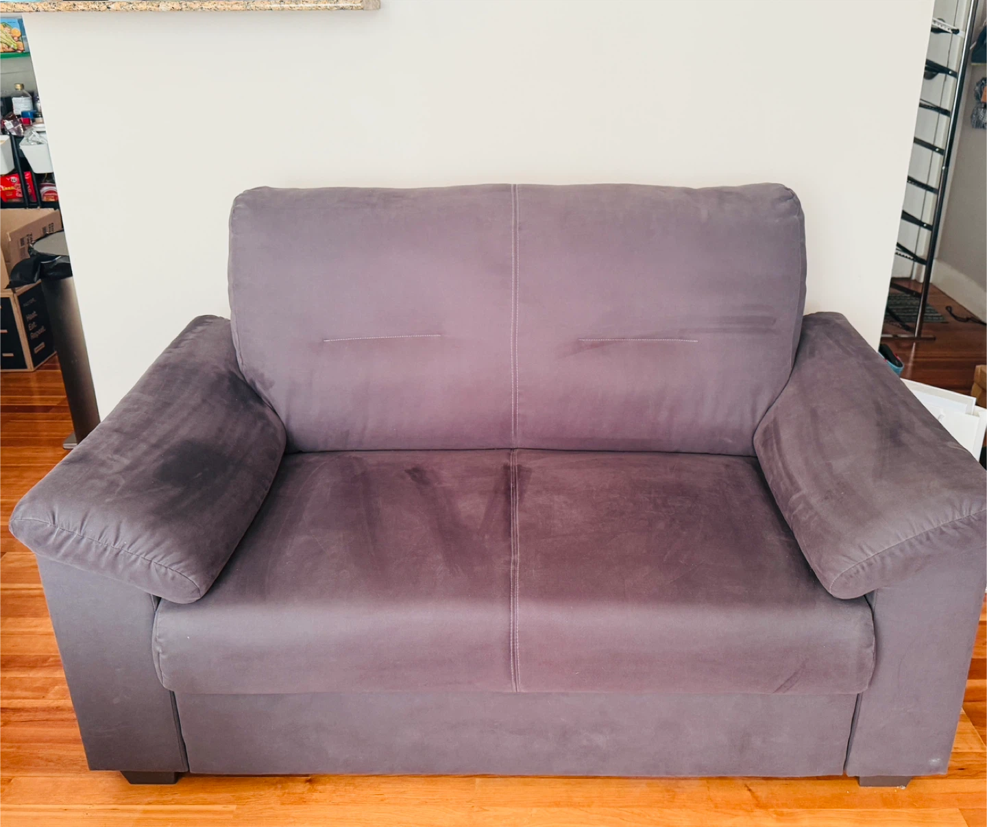 IKEA Knislinge Loveseat – Dark Grey Microfiber - photo 3