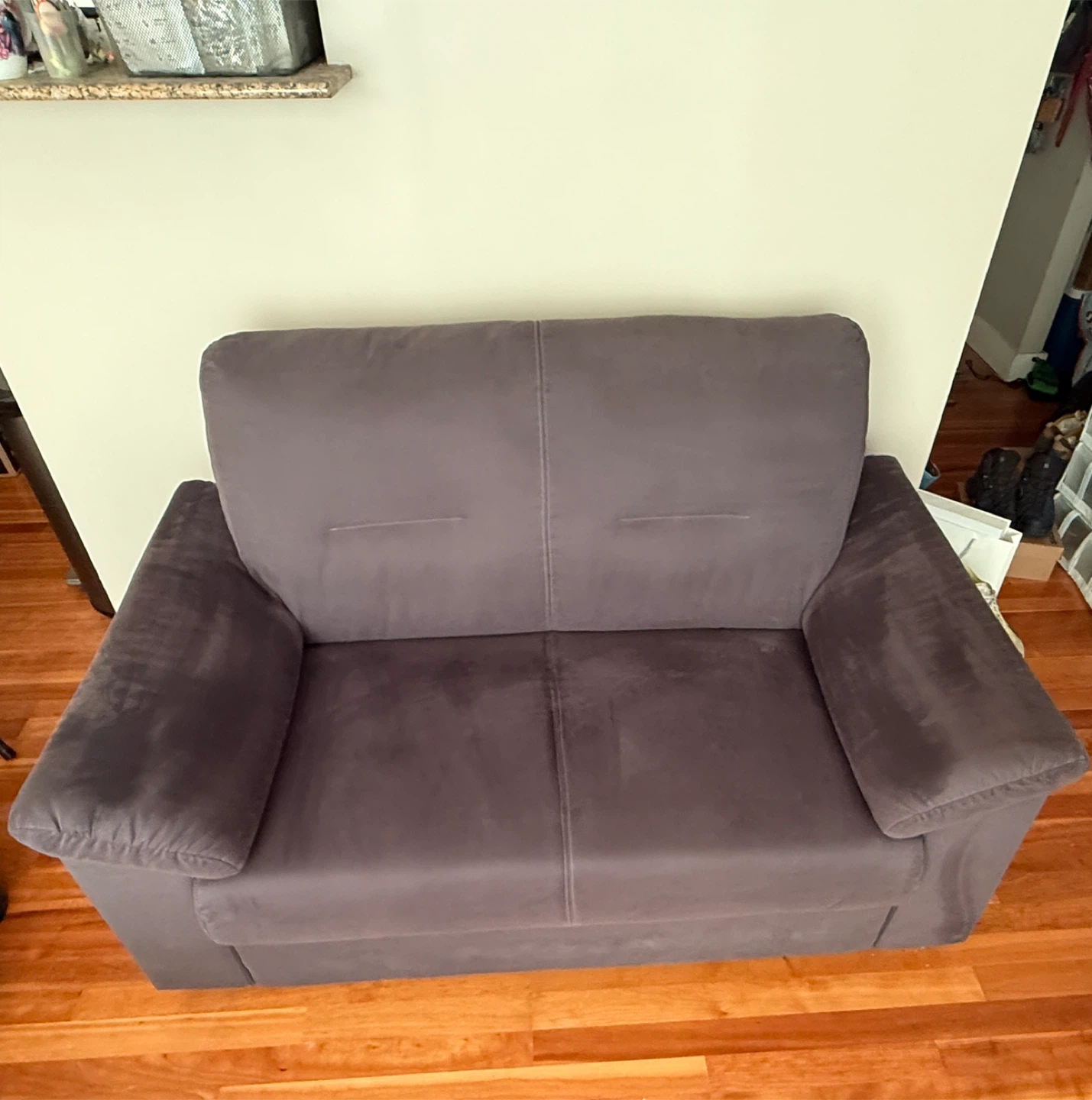 IKEA Knislinge Loveseat – Dark Grey Microfiber