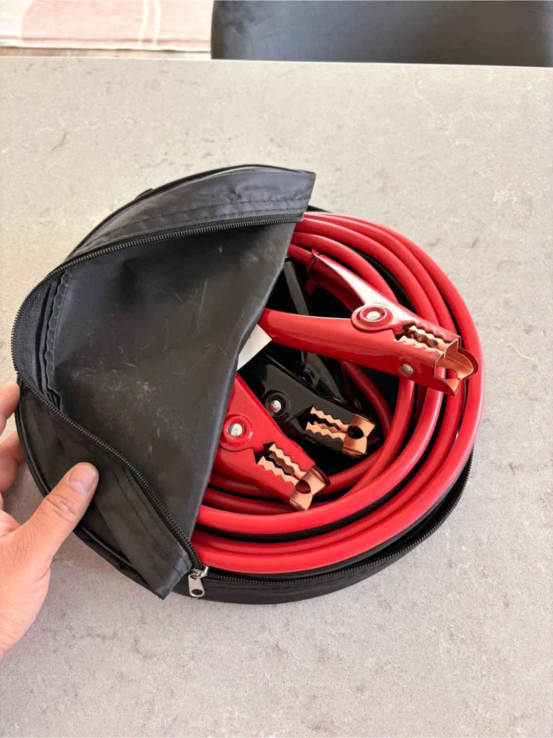 TOP DC Jumper Cables with Carrying Case