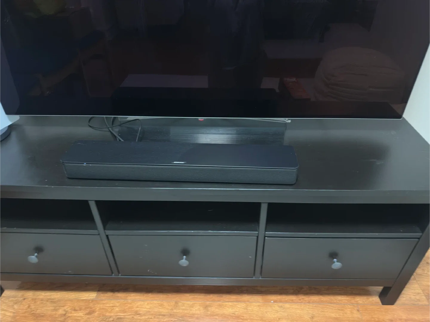 IKEA Hemnes Black-Brown TV Stand