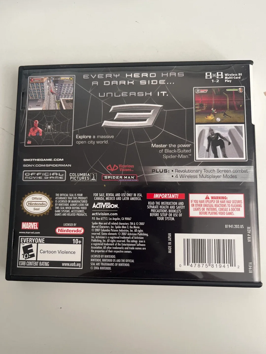 Spider-Man 3 Nintendo DS Game image indicator(2)