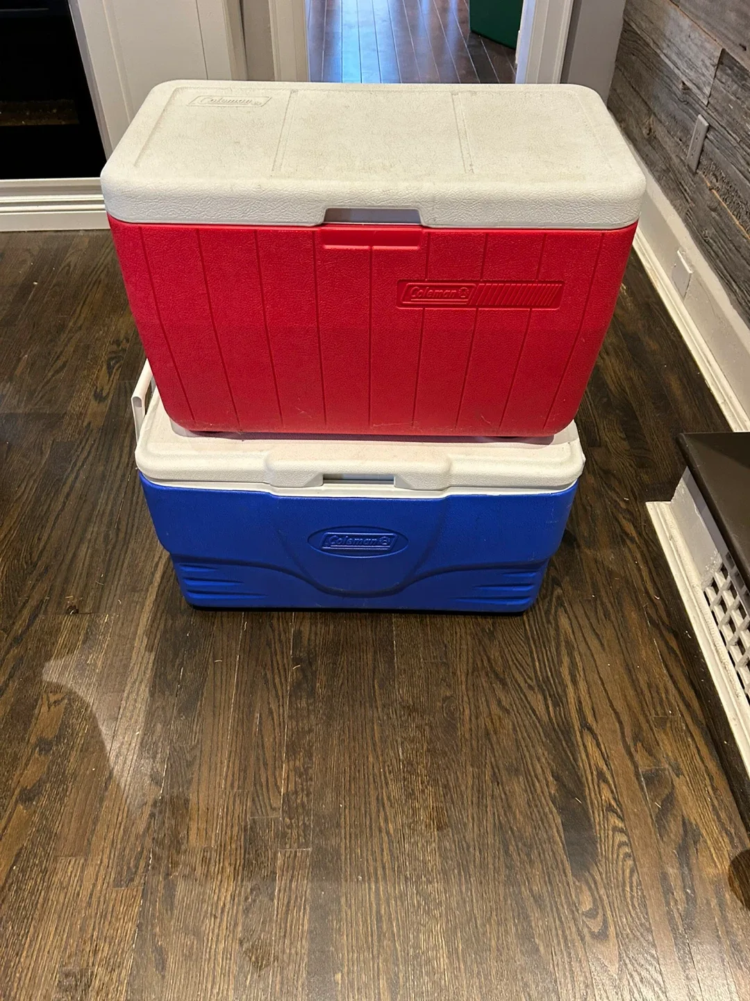 Coleman Coolers - Red and Blue