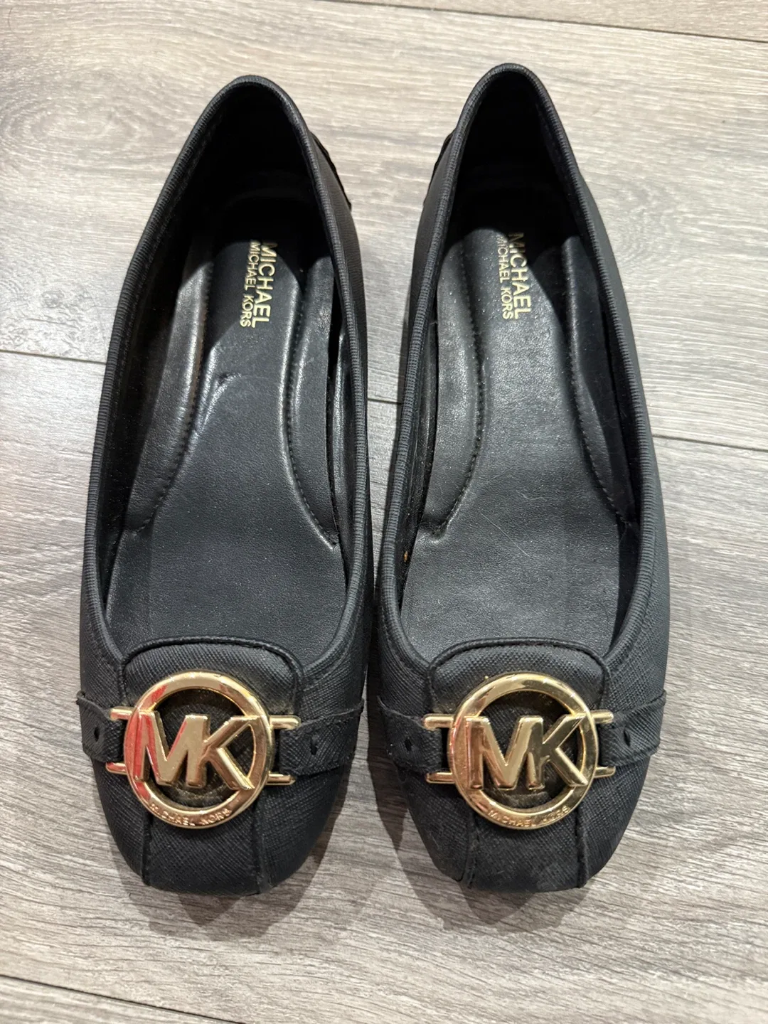 Michael Kors Black Flats Size 8
