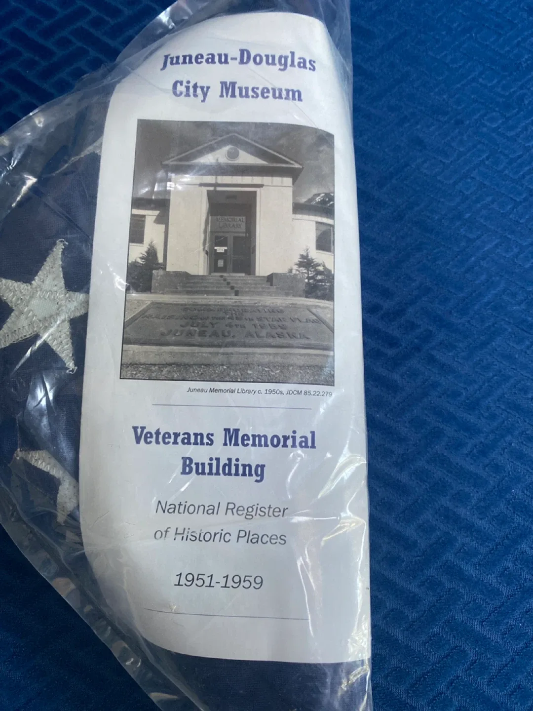 Retired US Flag with 49 stars