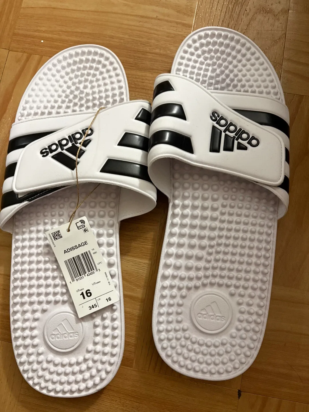 Adidas Adissage Slides US Men's 16