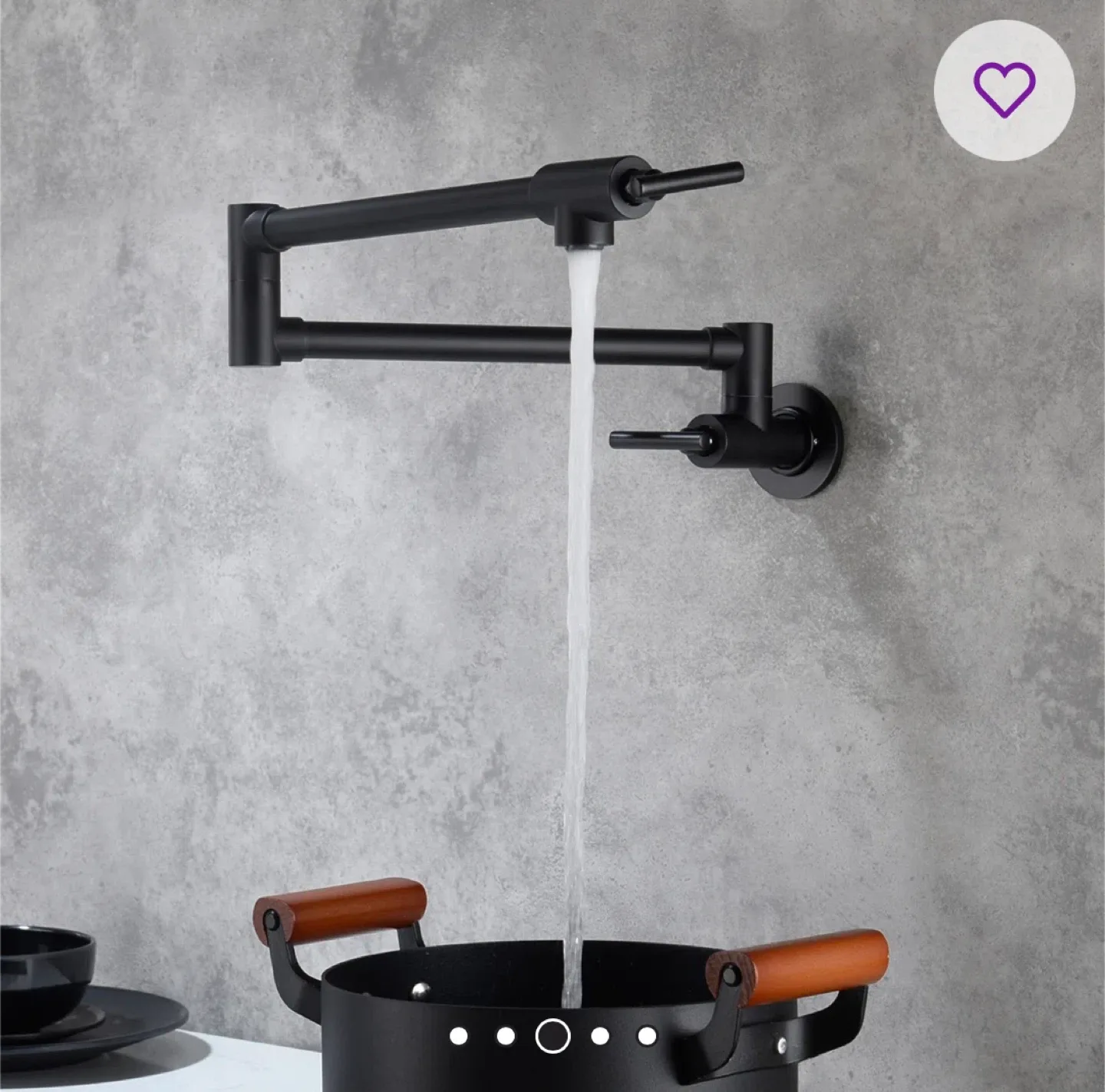 Matte Black Pot Filler Faucet - New in Box! image indicator(5)