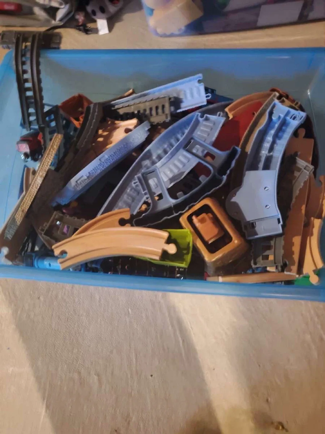 Mixed Lot of Toy Train Tracks