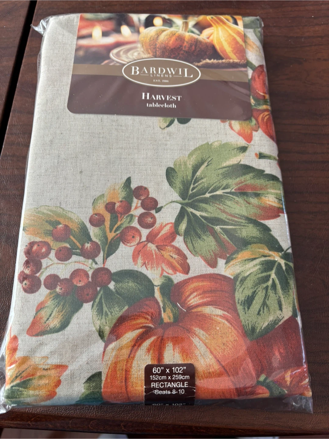 Bardwil Harvest Tablecloth - 60" x 102" - NEW - photo 2