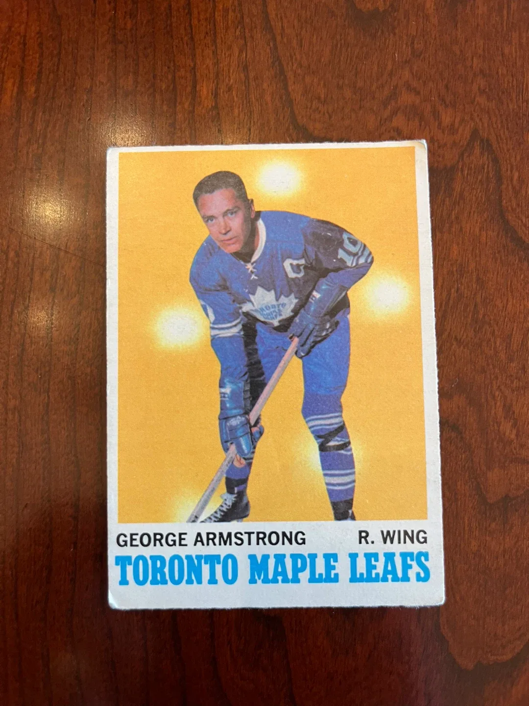 1970-71 OPC O PEE CHEE Hockey #113 GEORGE ARMSTRONG