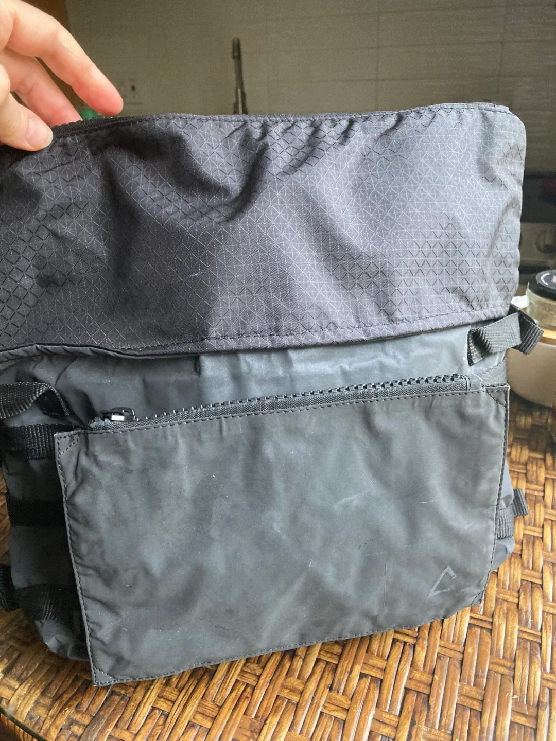 H&M Black Nylon Fanny Pack Bag image indicator(2)